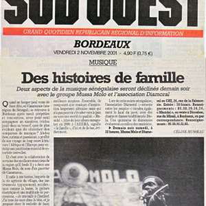 Sud Ouest - novembre 2001